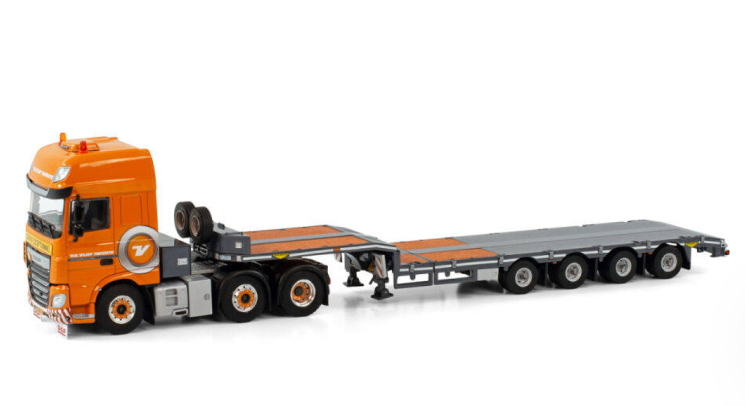 WSI 01-3626 1:50 DAF XF 6×2 V.D. VLIST Low Loader Trailer Diecast Model Truck