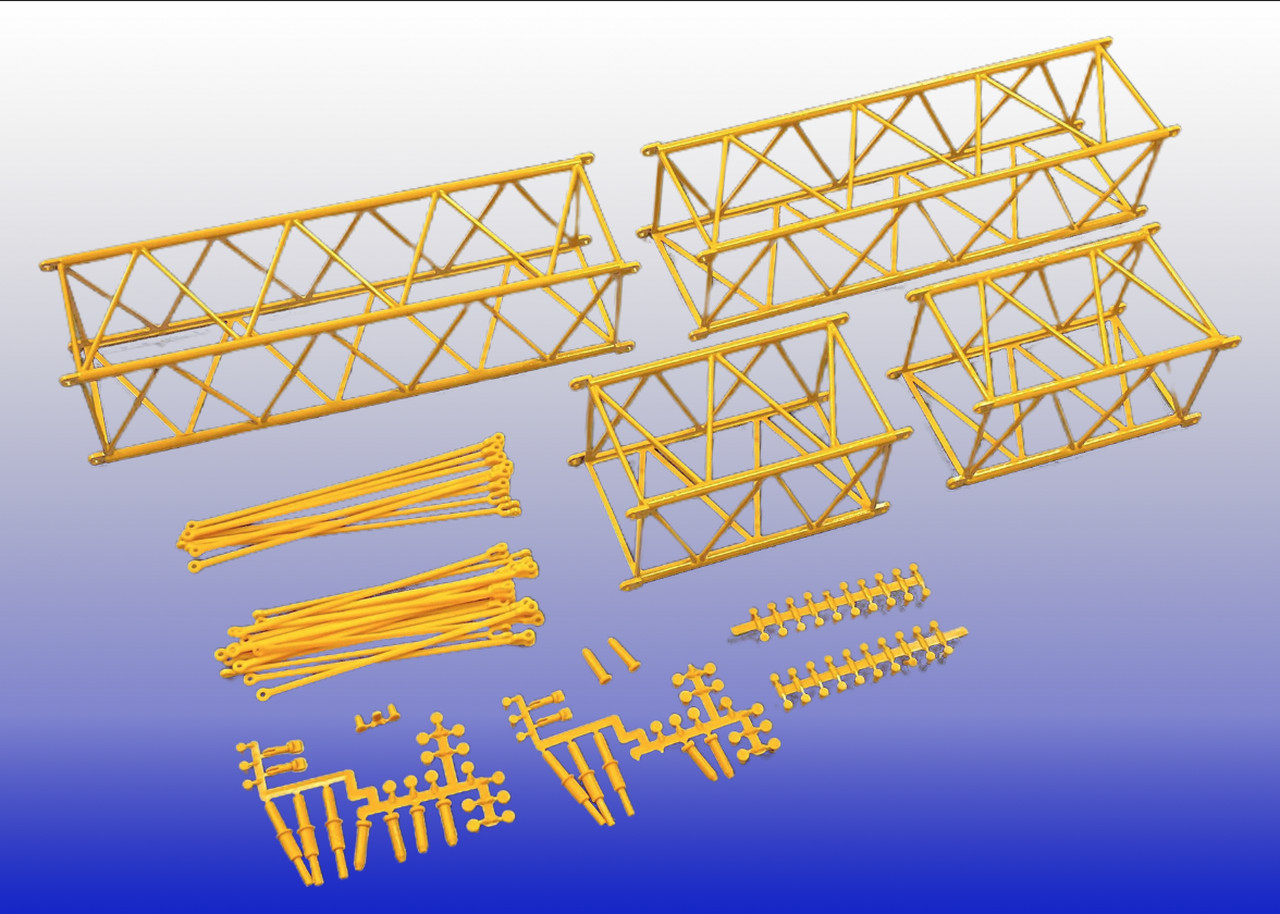 Demag CC8800 Crawler Crane Extension Set – Sarens Conrad 1:50 Scale #20-1069 New