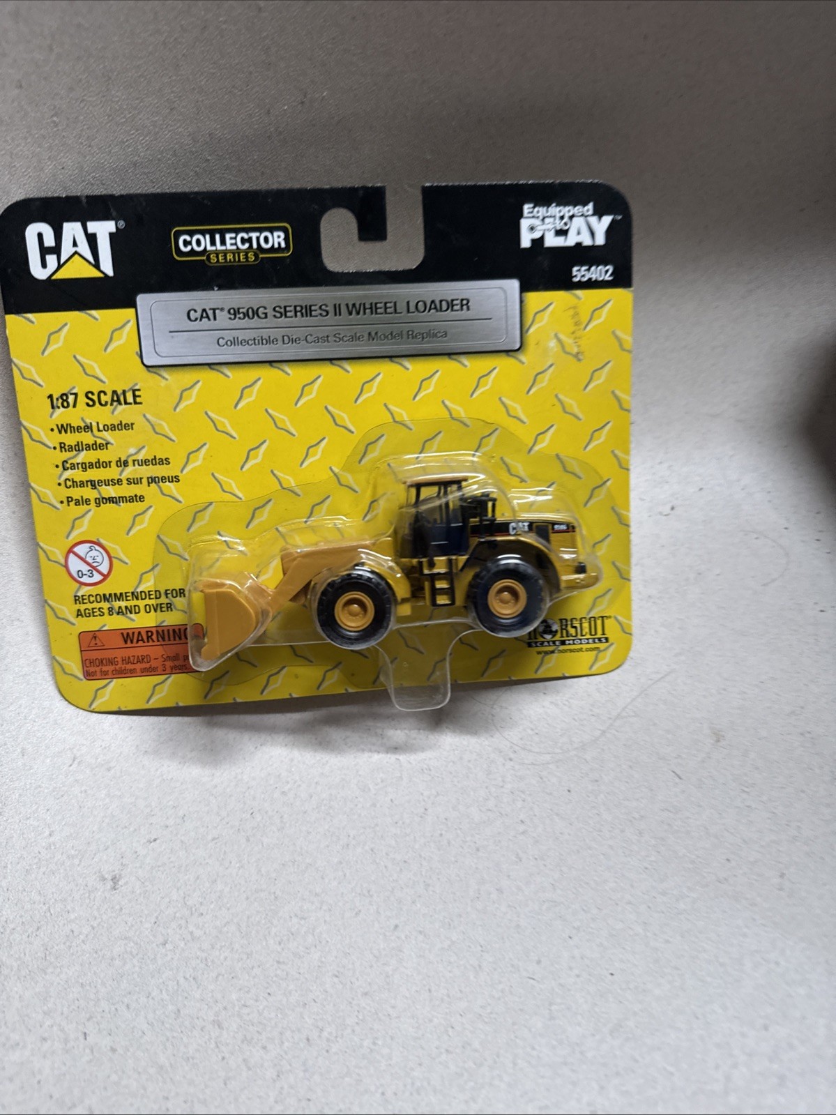 NORSCOT Caterpillar CAT 950G Series II Wheel Loader 55402 Scale 1:87 NIB
