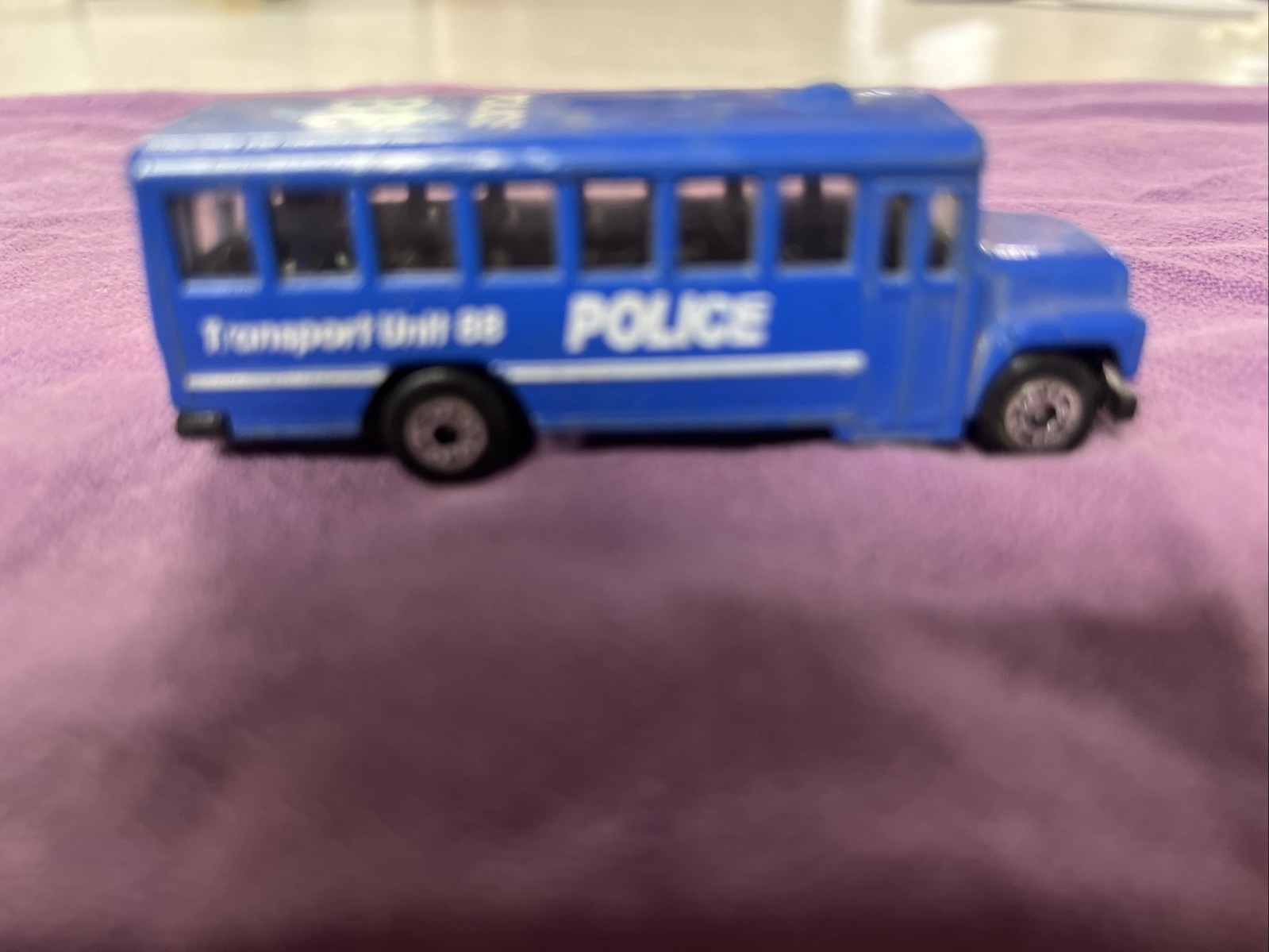 Matchbox Lesney No 47 Wayne Lifeguard Bodied School Bus, Police Transport Unit