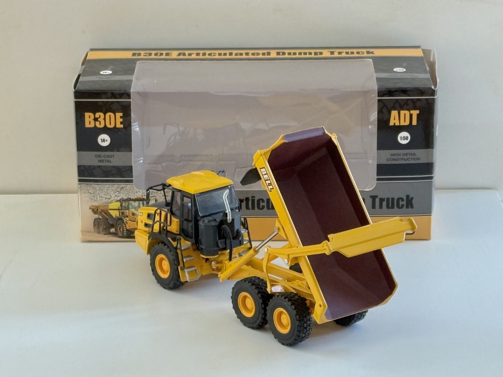 1/50 Scale Diecast Bell B30E Articulated Dump Truck