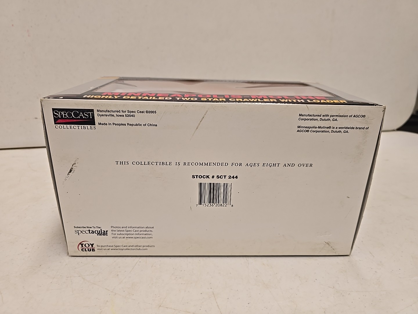 Speccast 1/16 Scale Minneapolis-Moline Two Star Craler With Loader In Box MIB