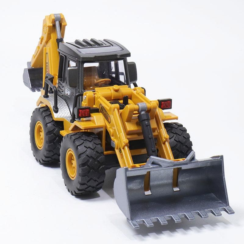 Engineering Diecast Inertial Tractor Excavator Bulldozer Truck Toy Gift Car