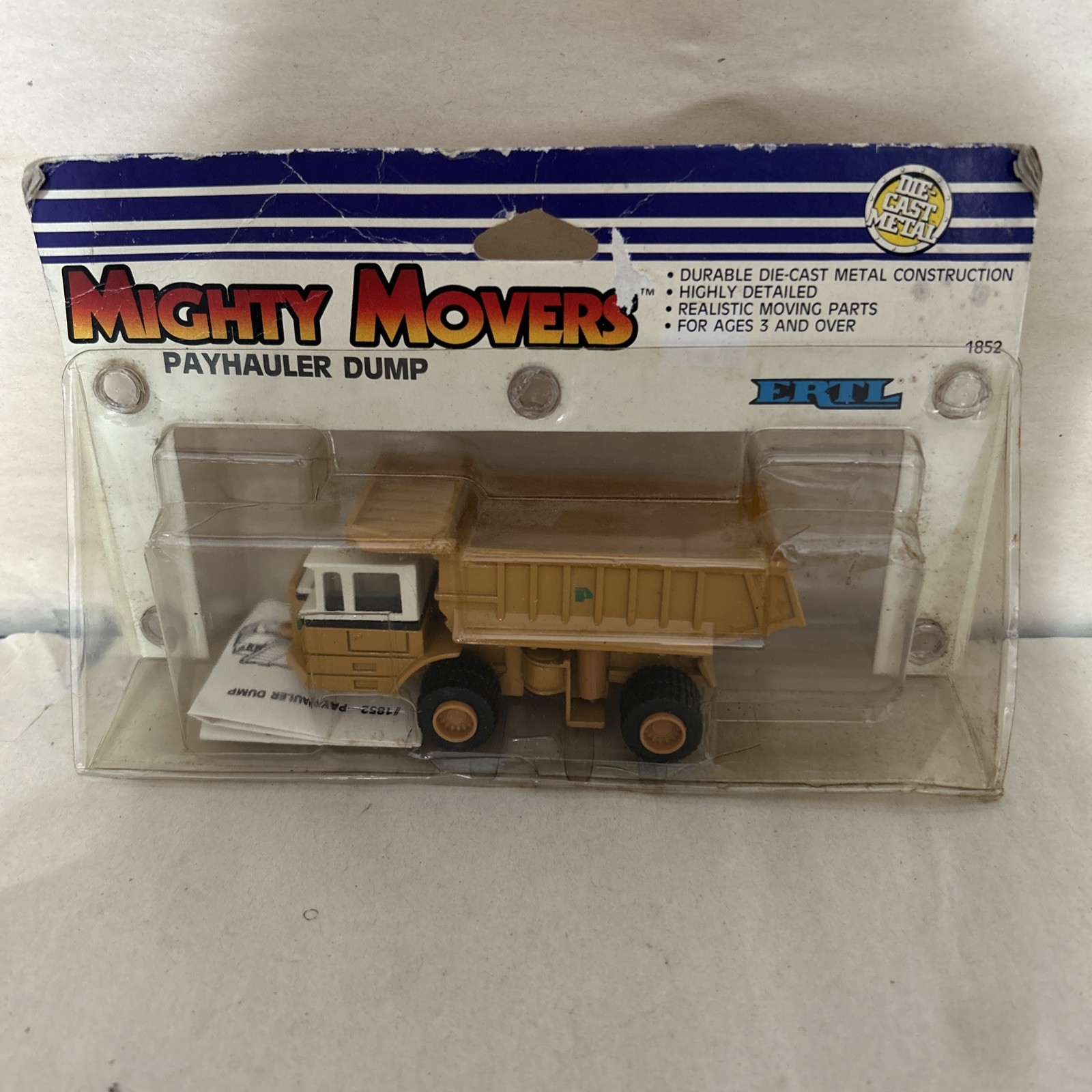 Ertl Mighty Movers Payhauler 350 Dump Truck New in Package 1:64 1852 box 5
