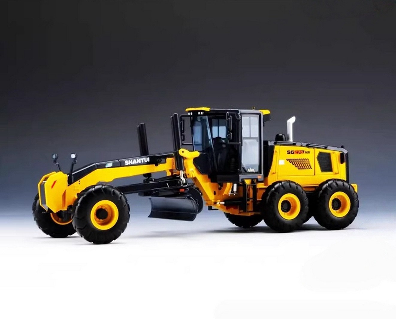 1/35 Scale SHANTUI SG27-G Motor Grader Diecast Car Model Collection Toy Gift