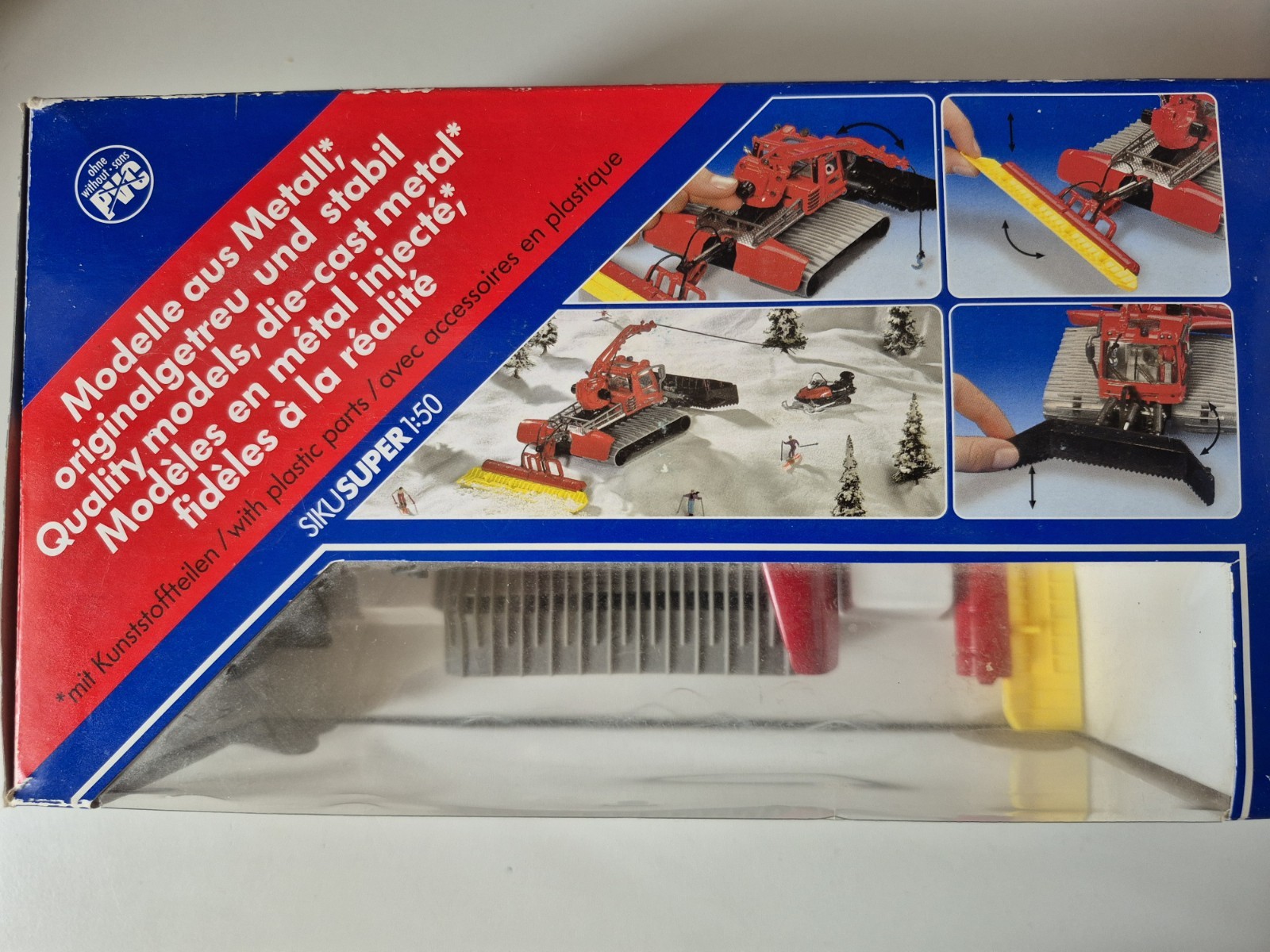 Bully With Crane Winch Siku Super 1:50 Truck Construction In Box Track! metal