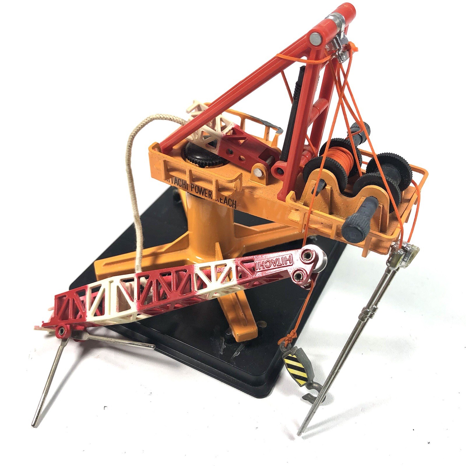 Shinsei Mini Power Climbing Crane Hitachi Power Reach Scale 1:70 Damaged