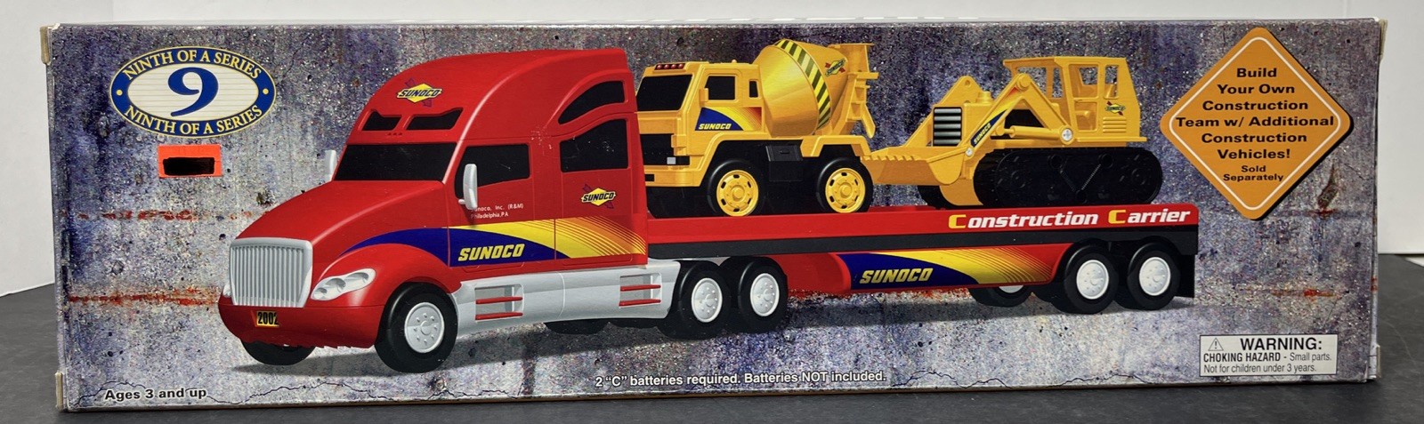 SUNOCO Construction Carrier 2002 Edition Sounds & Lights Ninth 9th In Series