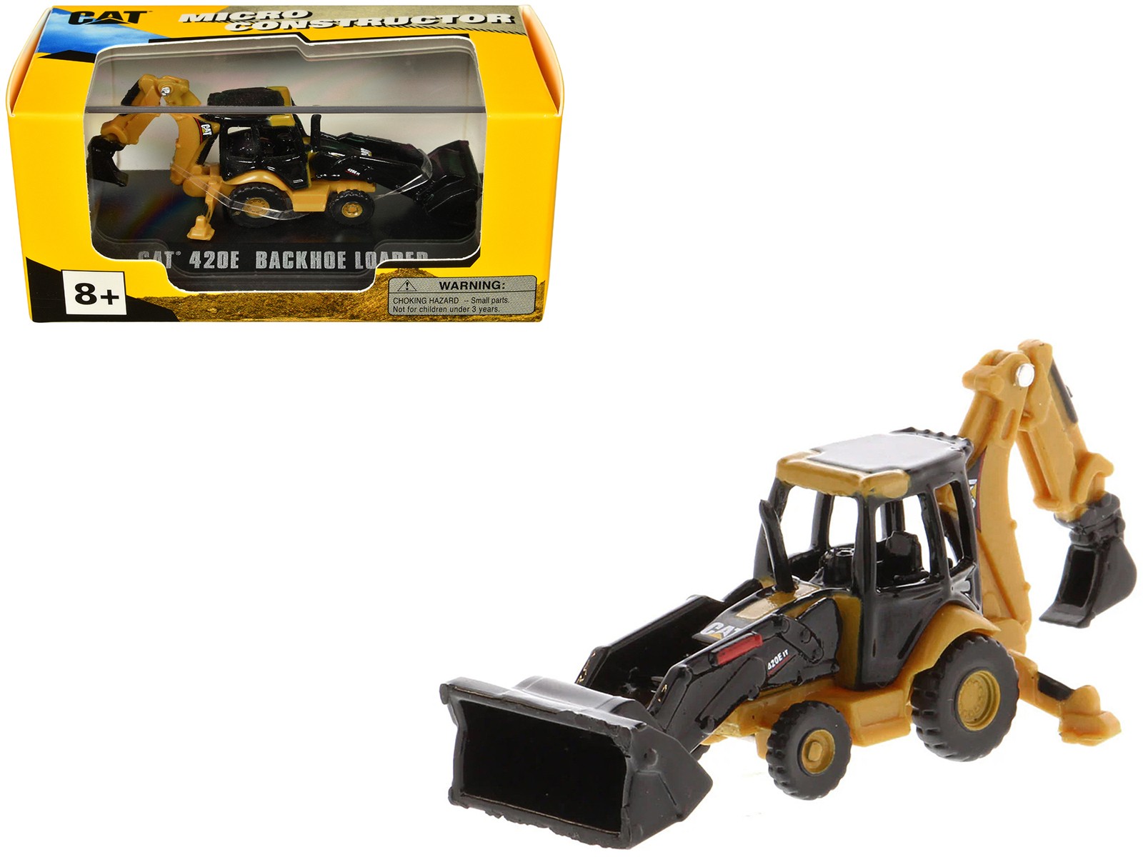 CAT Caterpillar 420E Backhoe Loader Yellow Series Micro Constructor