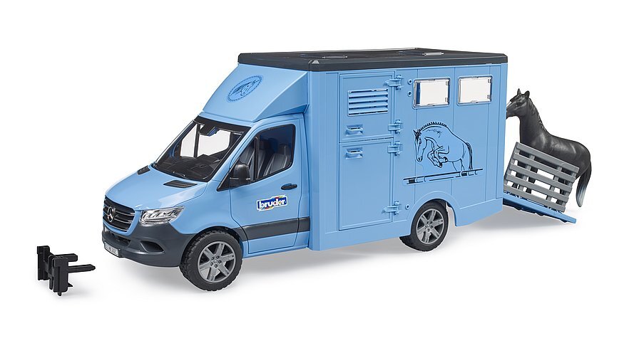 BRUDER TOYS #2674 MB Sprinter Animal Transport w/ Horse NEW!