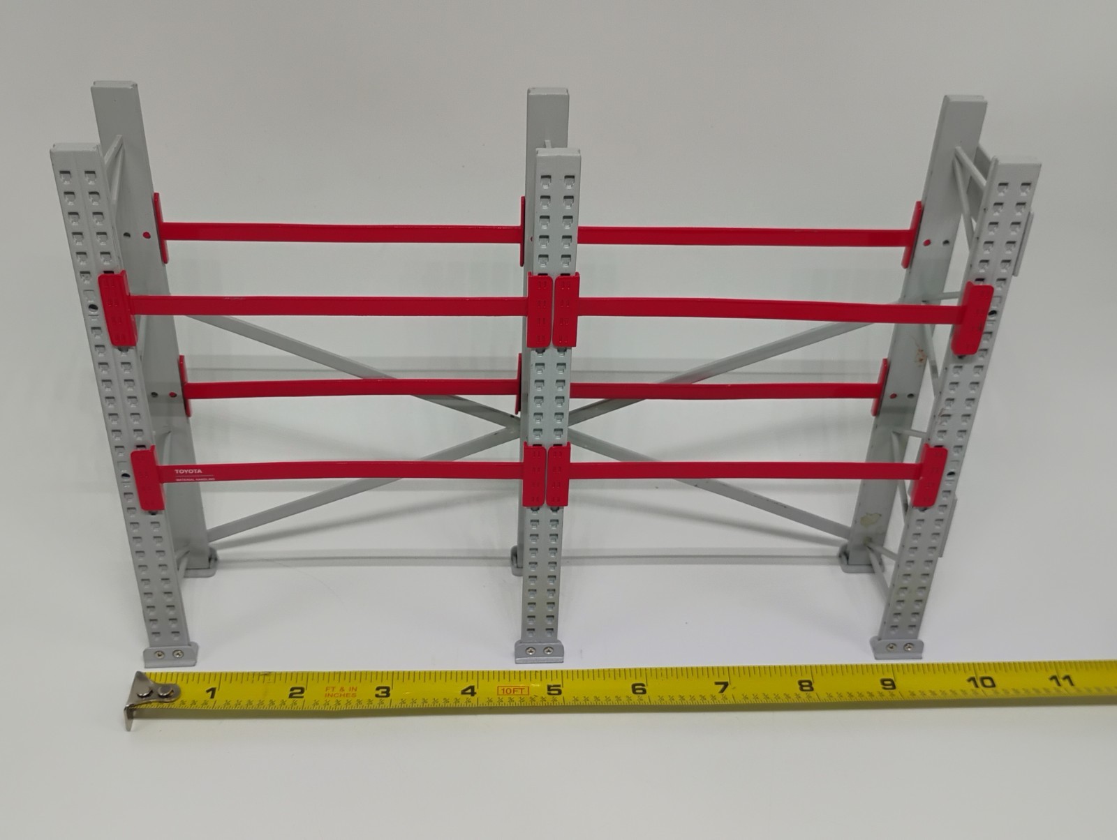 Warehouse Diorama Reach Lift Truck, Electric & Hand Pallet Jack, Racking&Pallets