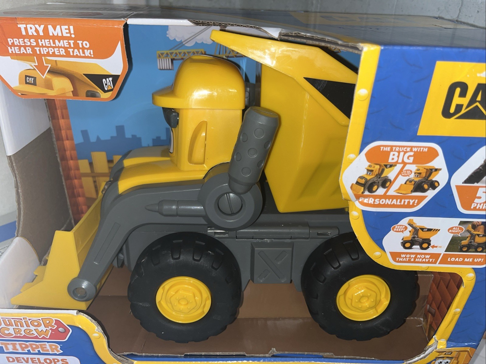 CAT Junior Crew Tipper 2+ Year 1601418 Toy Truck Construction New S16