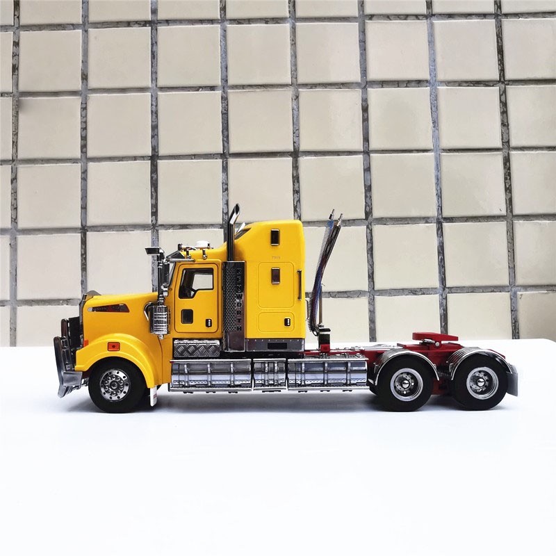 Kenworth T909 Prime Mover Truck Chrome Yellow Drake 1:50 Diecast Model New BNIB