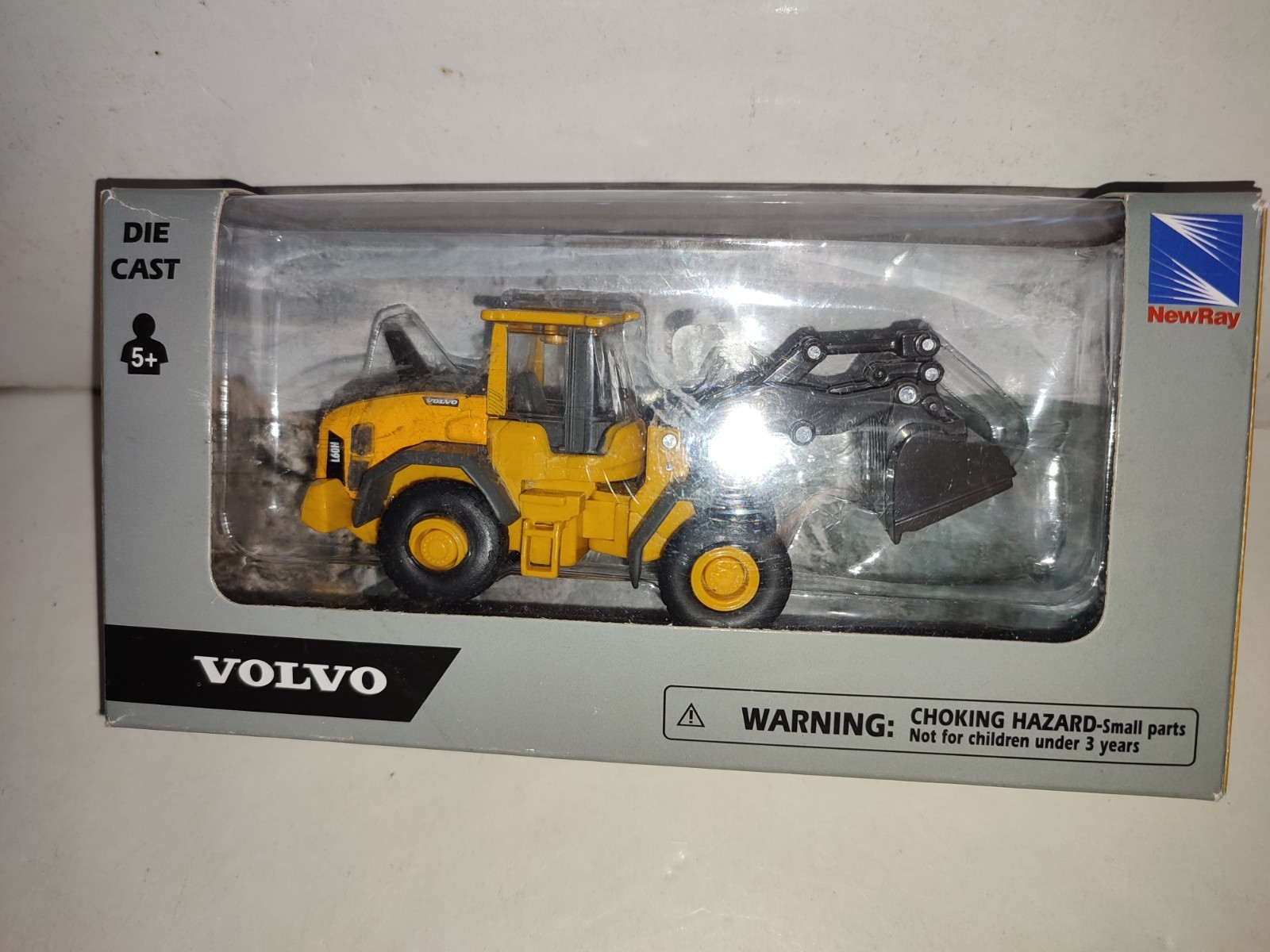 NEW RAY – VOLVO L60H WHEEL LOADER – 1/55 – BOX – NEW