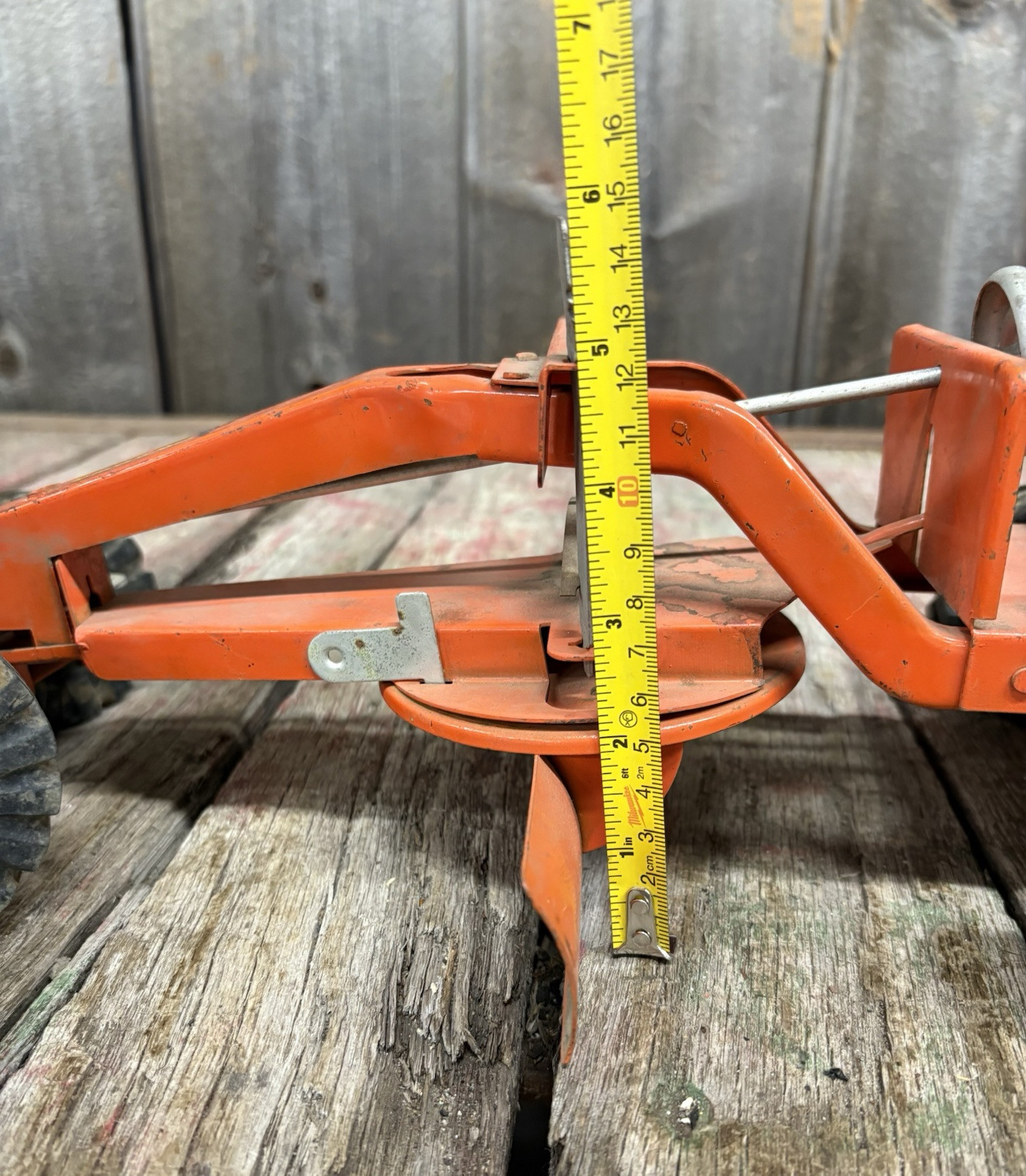 Vintage 1940’s Wyandotte Toy Co Pressed Steel Toy Road Grader Tractor VERY GOOD
