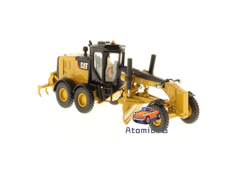 DM 1:87 CAT 12M3 Self-Propelled Grader Engineering Truck Forklift Model 85520
