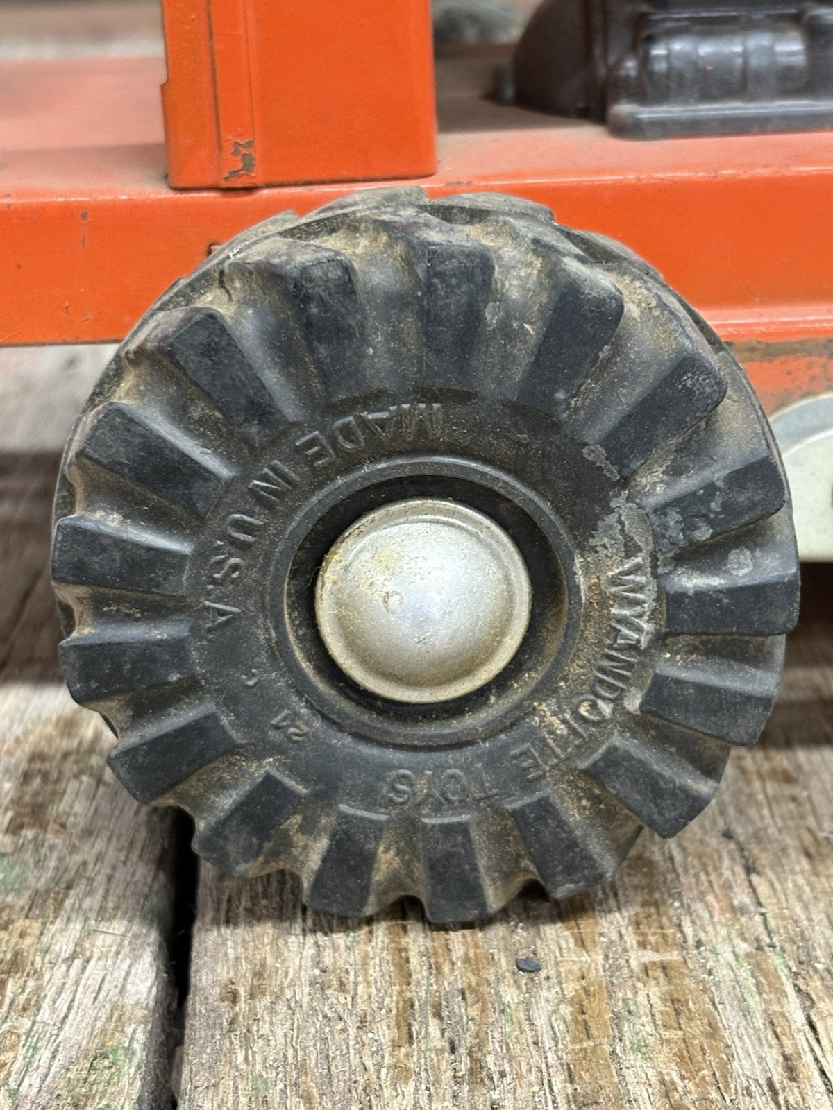 Vintage 1940’s Wyandotte Toy Co Pressed Steel Toy Road Grader Tractor VERY GOOD