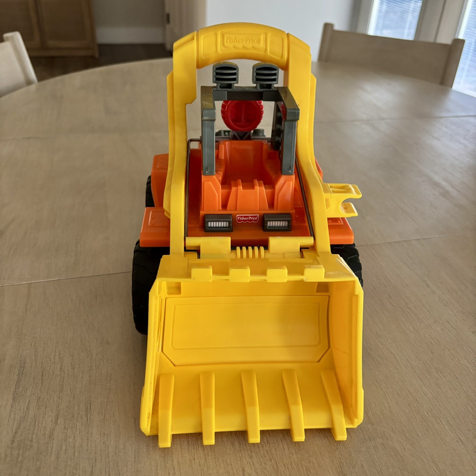 Vintage Fisher Price Tuff Rumblin Front End Loader Construction Truck 2004 14”
