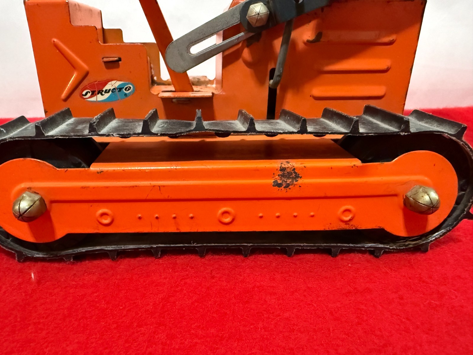 RARE Vtg Structo 1960’s Hi-Lift Bulldozer & Sandloader Pressed Steel Made in USA