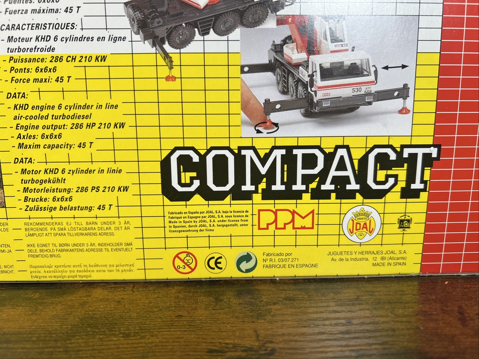 Joal Metal Die Cast Compact Terex Crane (PPM530 ATT)