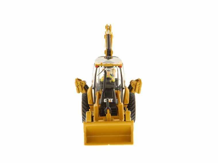 DM 1:87 Cat Cat 450E Excavator Loader Alloy Excavator Model Collection 85263