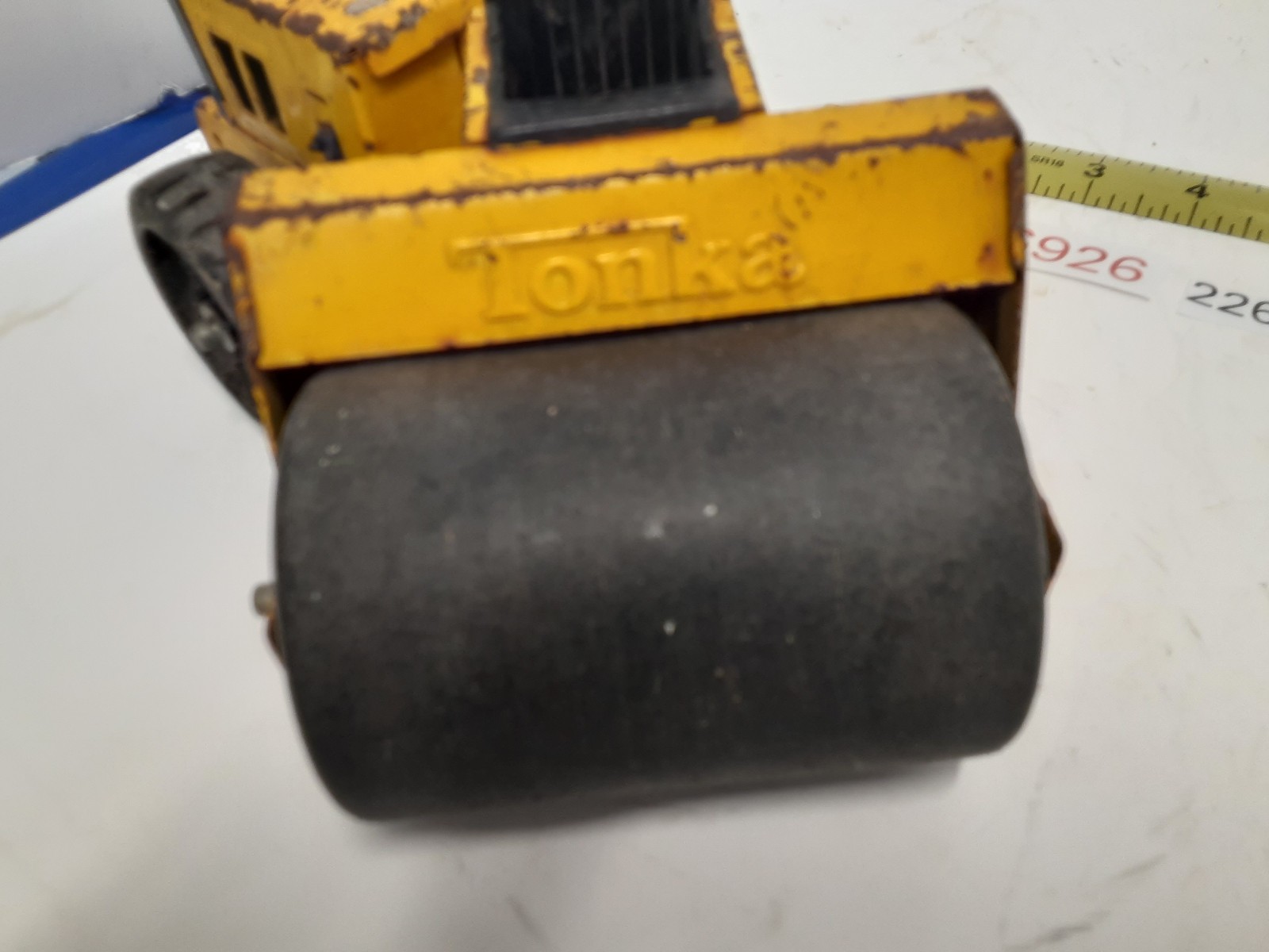 Vintage 8-1/2″ TONKA Road Roller Front Swivels 1970’s, To Restore/Parts