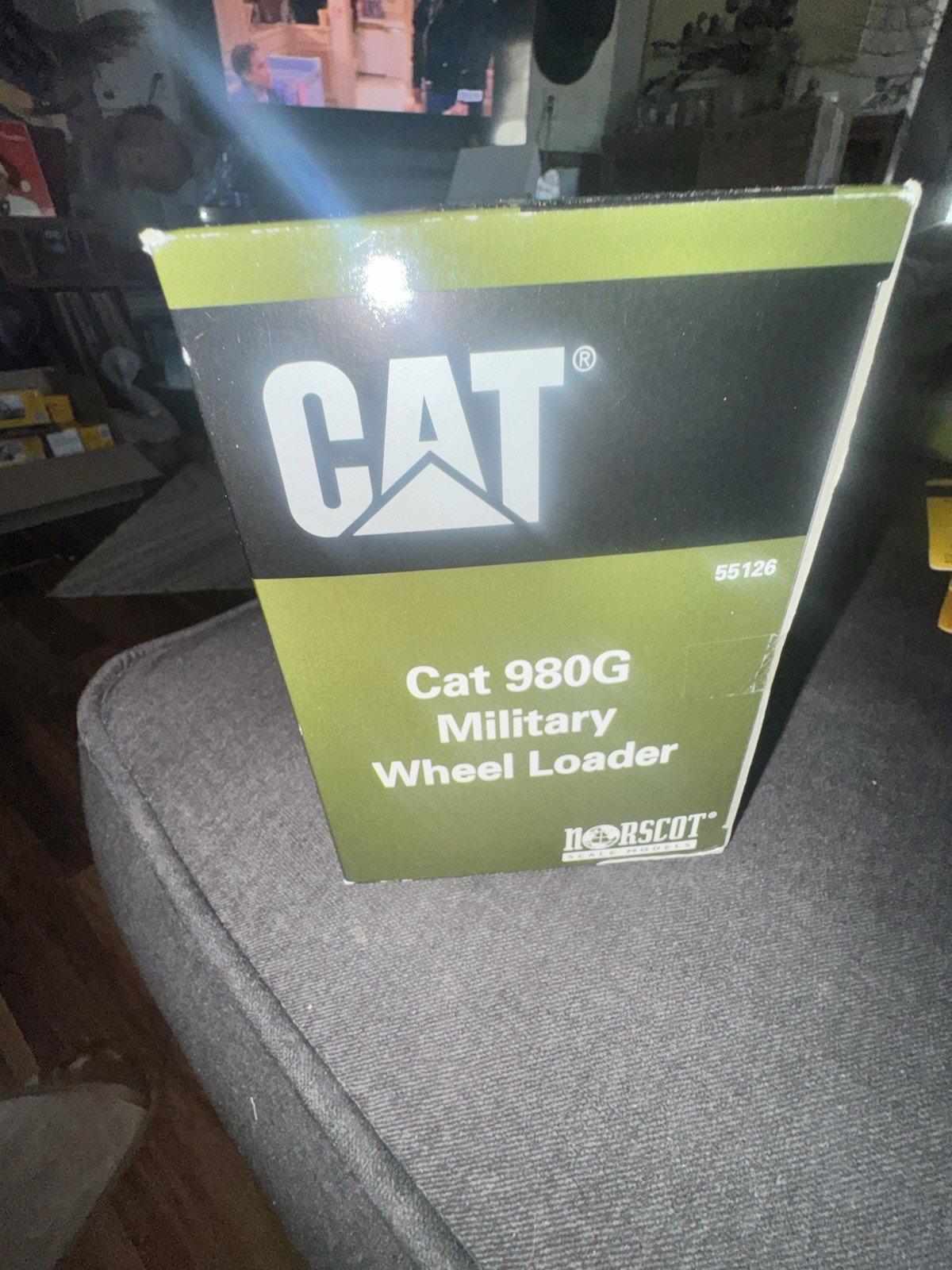 NORSCOT #55126 MILITARY CATERPILLAR 980G WHEEL LOADER NIB 1/50 SCALE NIB