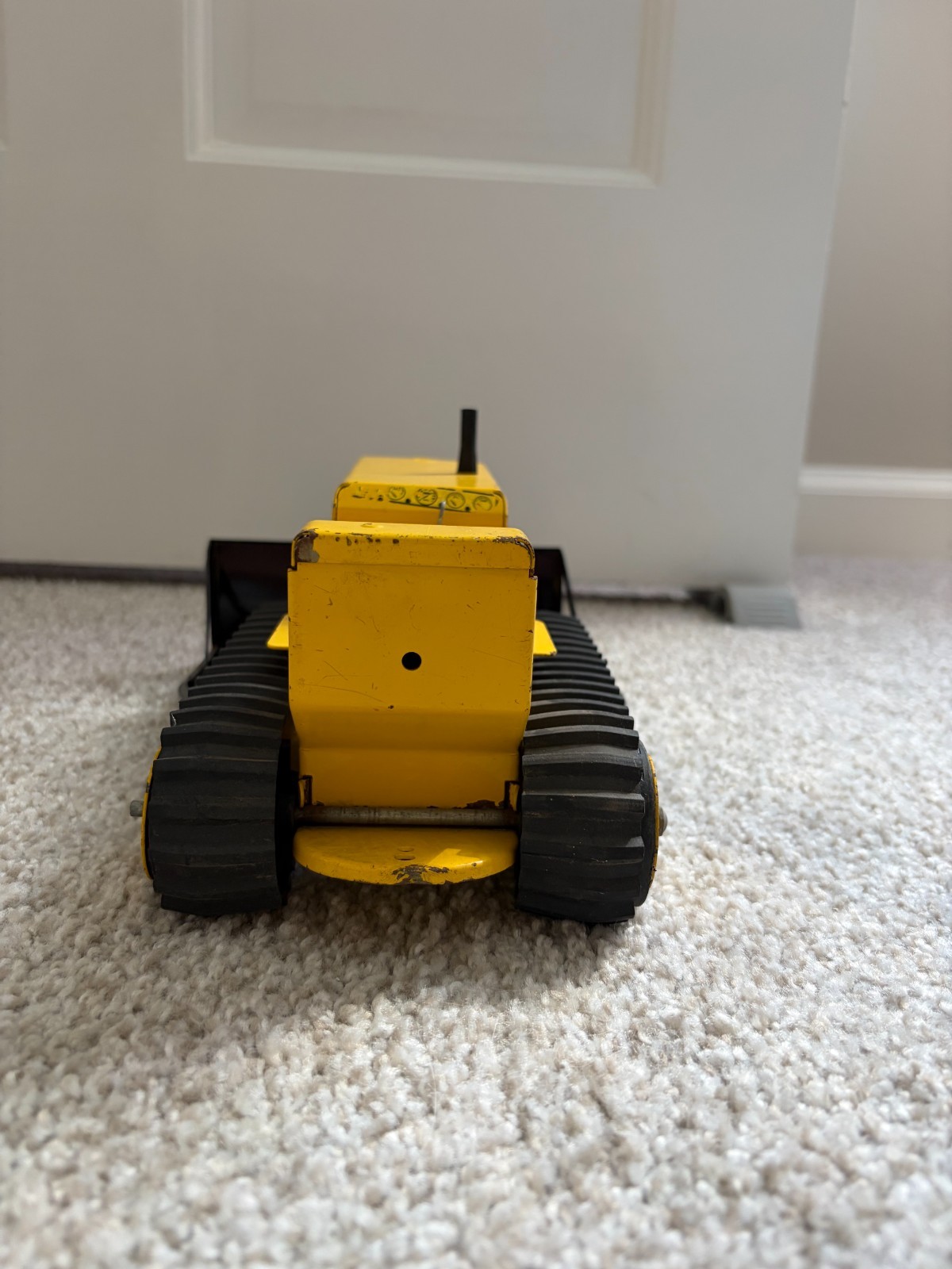 Vintage 1970’s Tonka T-6 Bulldozer Pressed Steel Original Owner