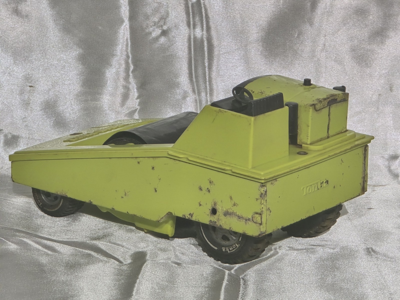 Tonka Pressed Steel Road Paver With Roadway Spool