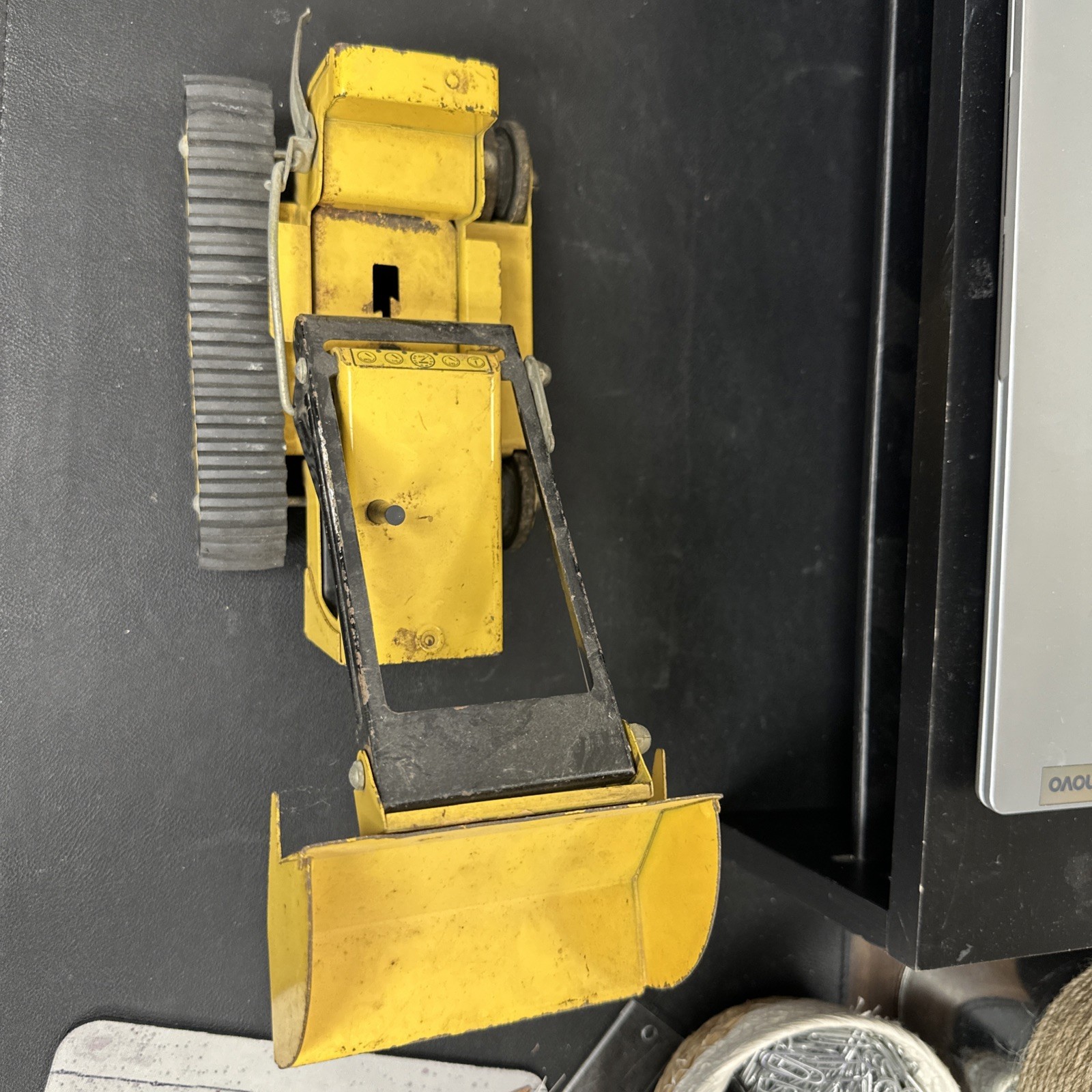 Vintage Tonka #352 Pressed Steel Yellow Loader