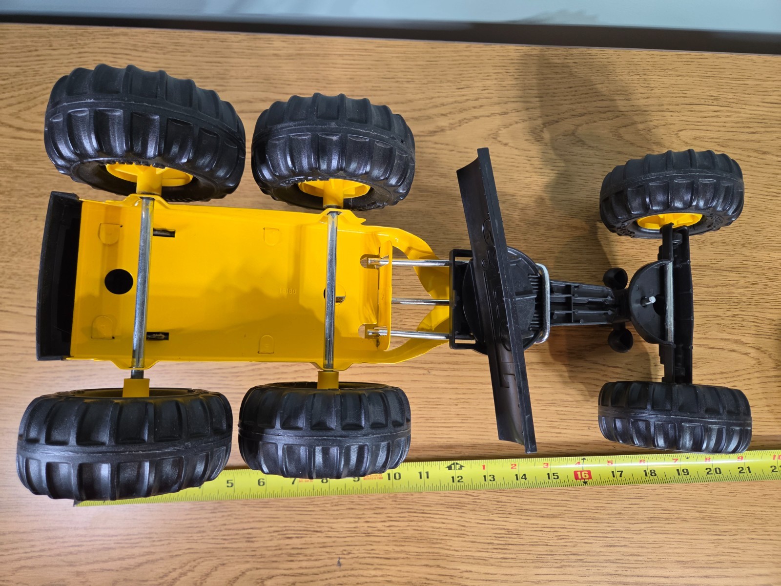 Tonka Steel Road Grader #92510 2012 Hasbro Funrise Purple Yellow Labels