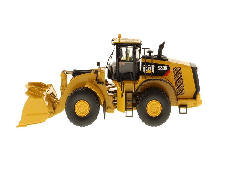 DM 1:50 Cat Carter 980K Wheel Loader Raw Treatment Alloy Vehicle Model 85289C