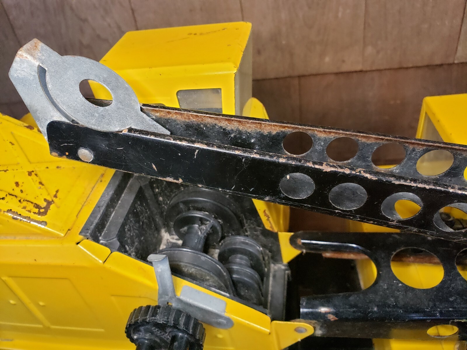 Tonka Crane MR-970 Turbo Diesel Great Pressed Steel – Selling For Parts
