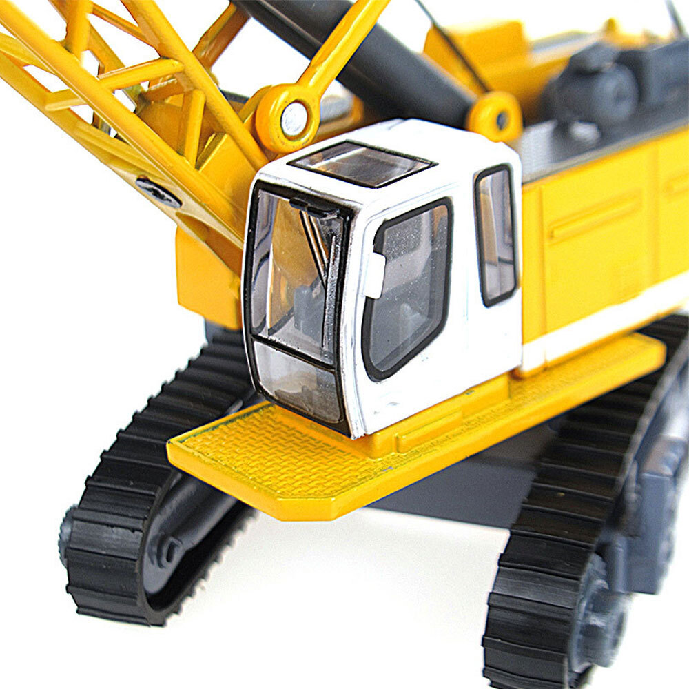 1:87 Scale Excavator Crane Diecast Toy Metal Construction Vehicle Model Figure