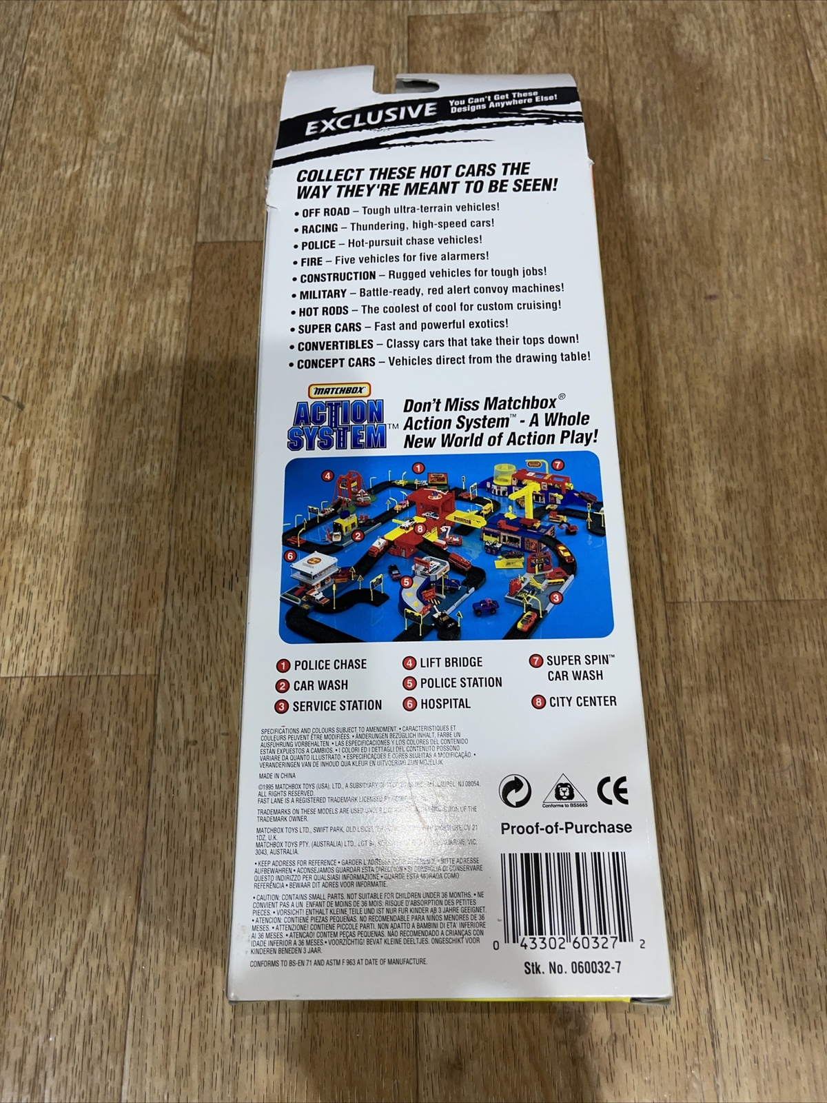 1995 Matchbox Hot Rods 5 Pack Gift Set Stock. No. 060032-7 NEW