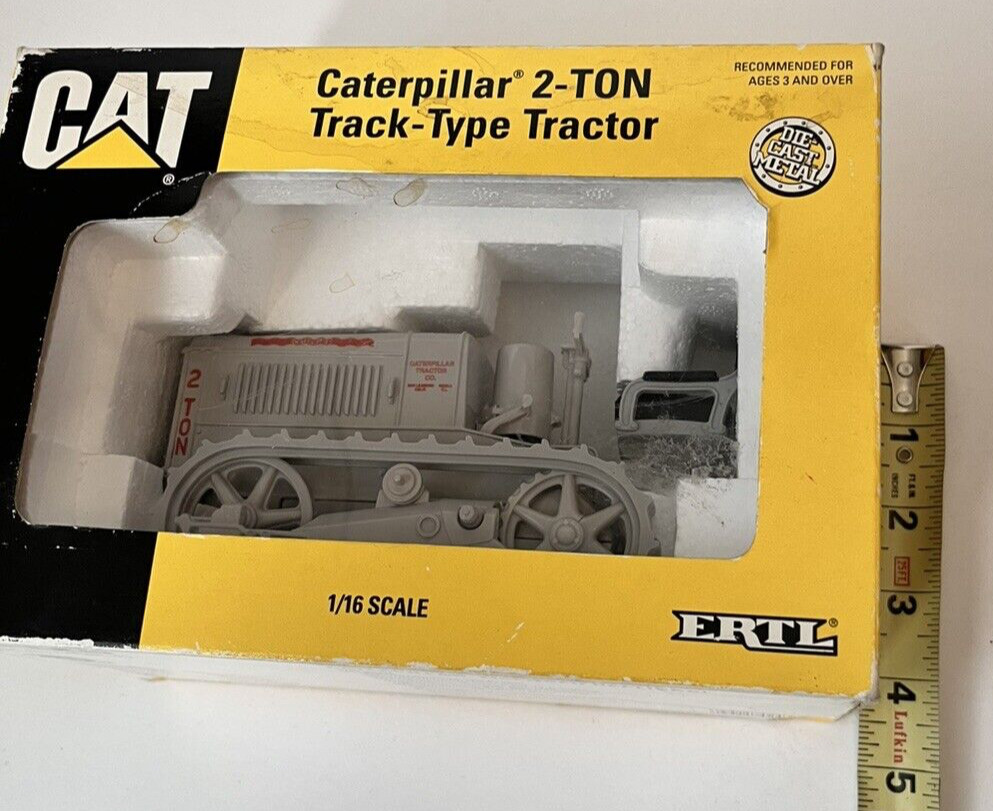 ERTL Caterpillar 2-Ton Track-Type Tractor 1:16 Scale Die Cast 2438: Original Box