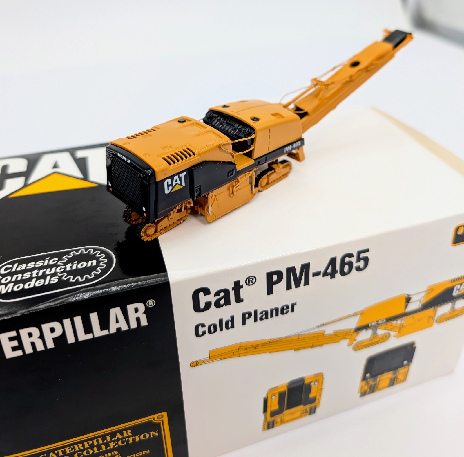 1/87 Caterpillar PM-465 Cold Planer Classic Construction Models Brass #7