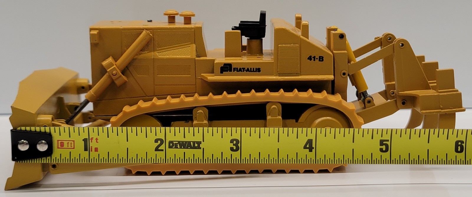Vintage Gescha Fiat-Allis 41-B Bulldozer 1:50 Diecast Model Made in West Germany