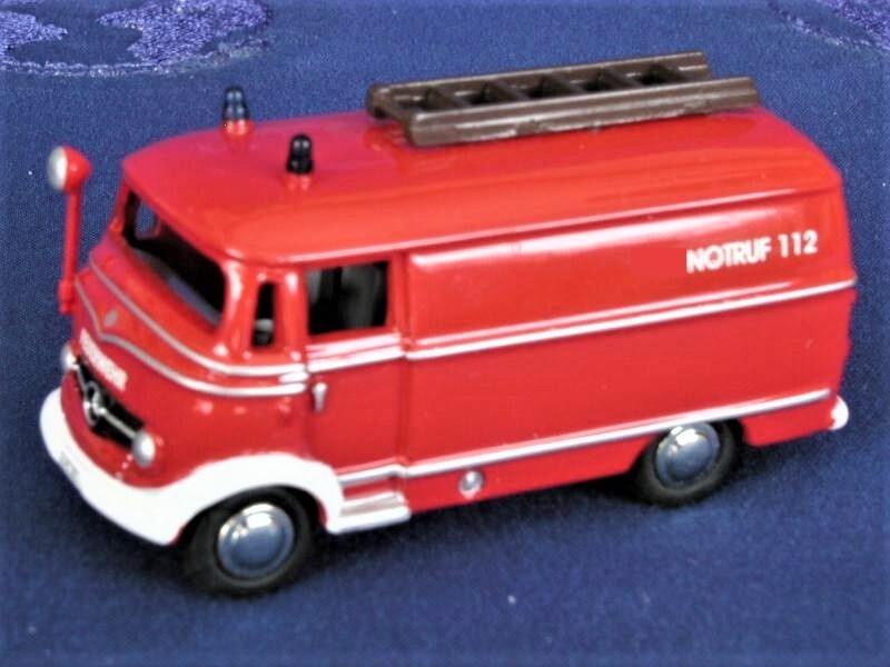 BUB 06805 Mercedes Benz L319 FIRE DEPT. Truck – 1/87 HO Scale Die-cast MIB