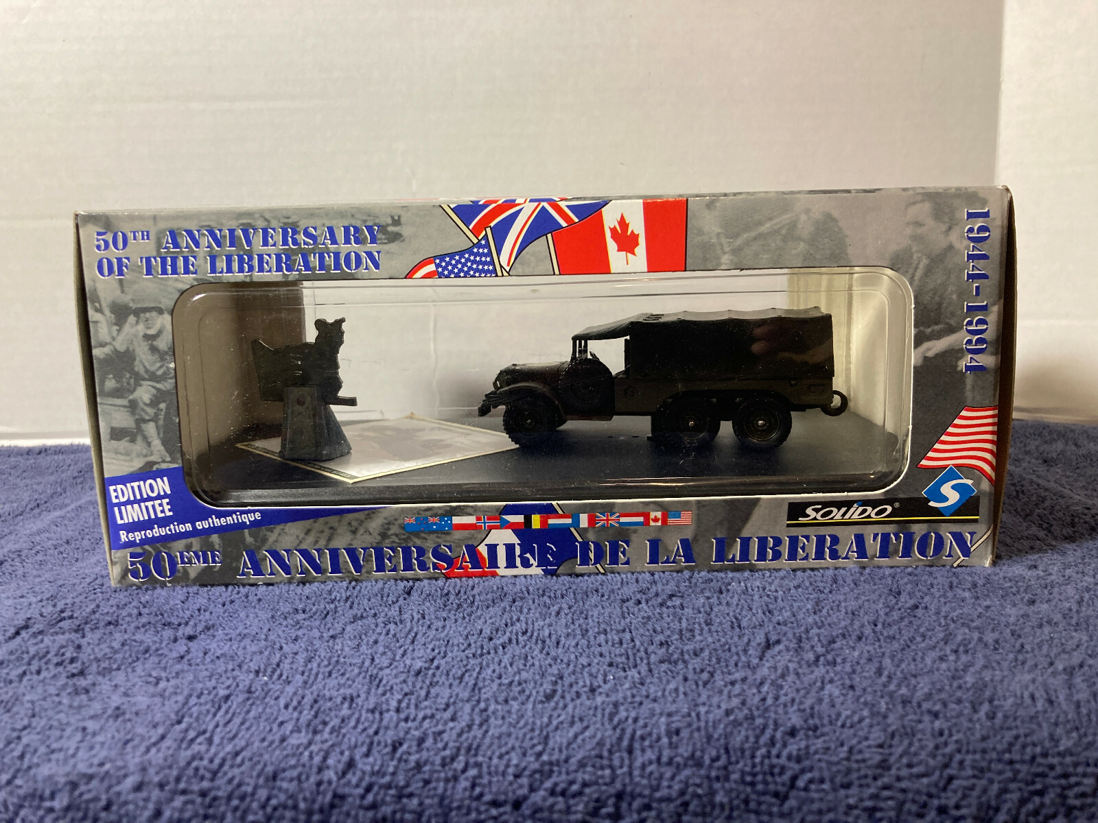Solido 50th Anniversary (44/94) Liberation Dodge WC63 Truck – Die Cast Boxed