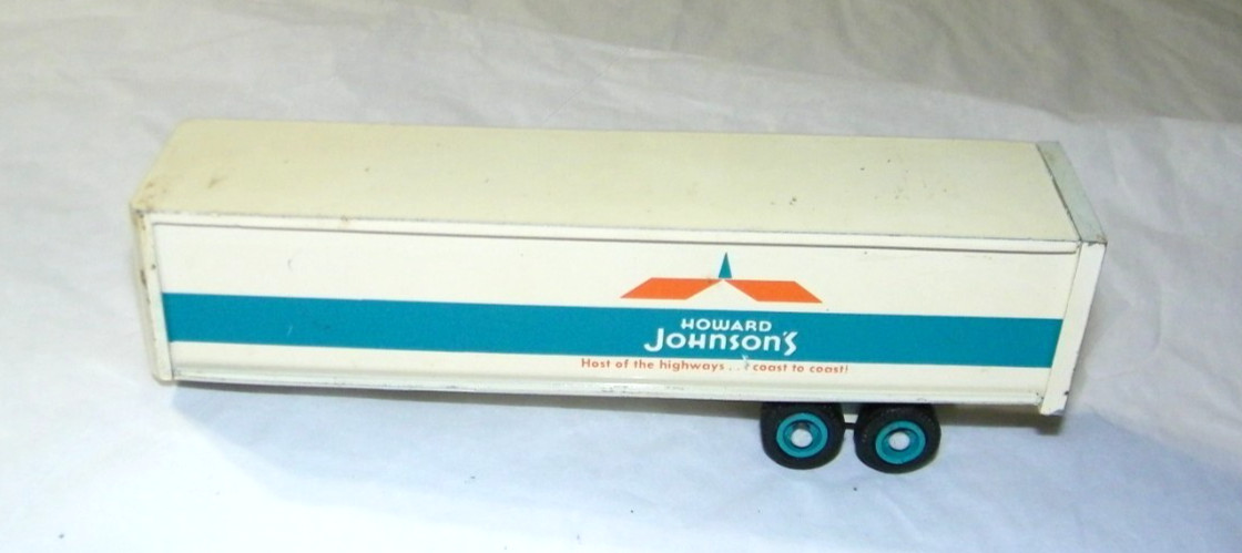 Howard Johnson’s Winross Diecast Truck A Collectible Model. 1:64 Trailer Only