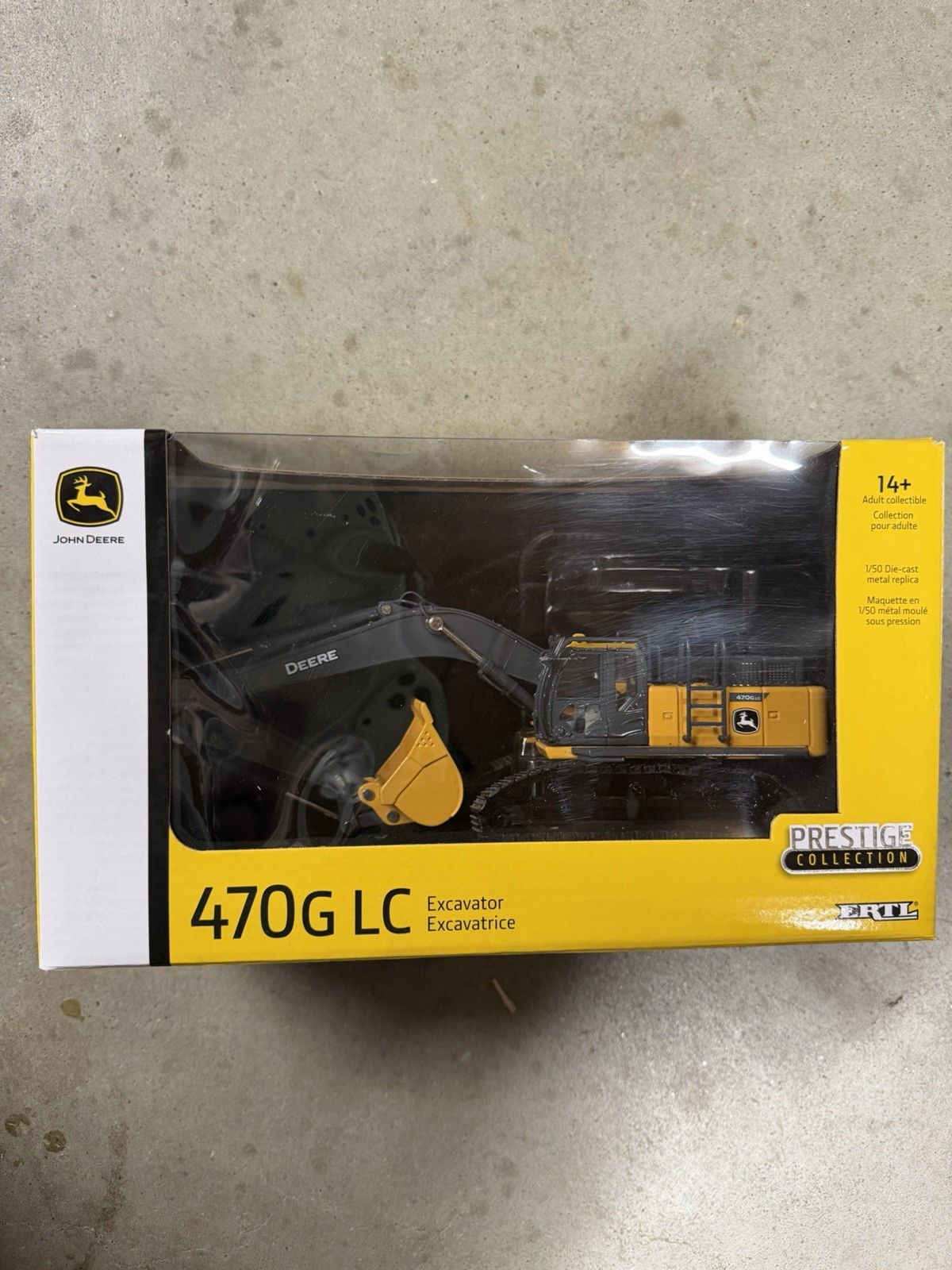 John Deere 470G LC Excavator – ERTL Prestige 1:50 Scale Diecast Model #45335
