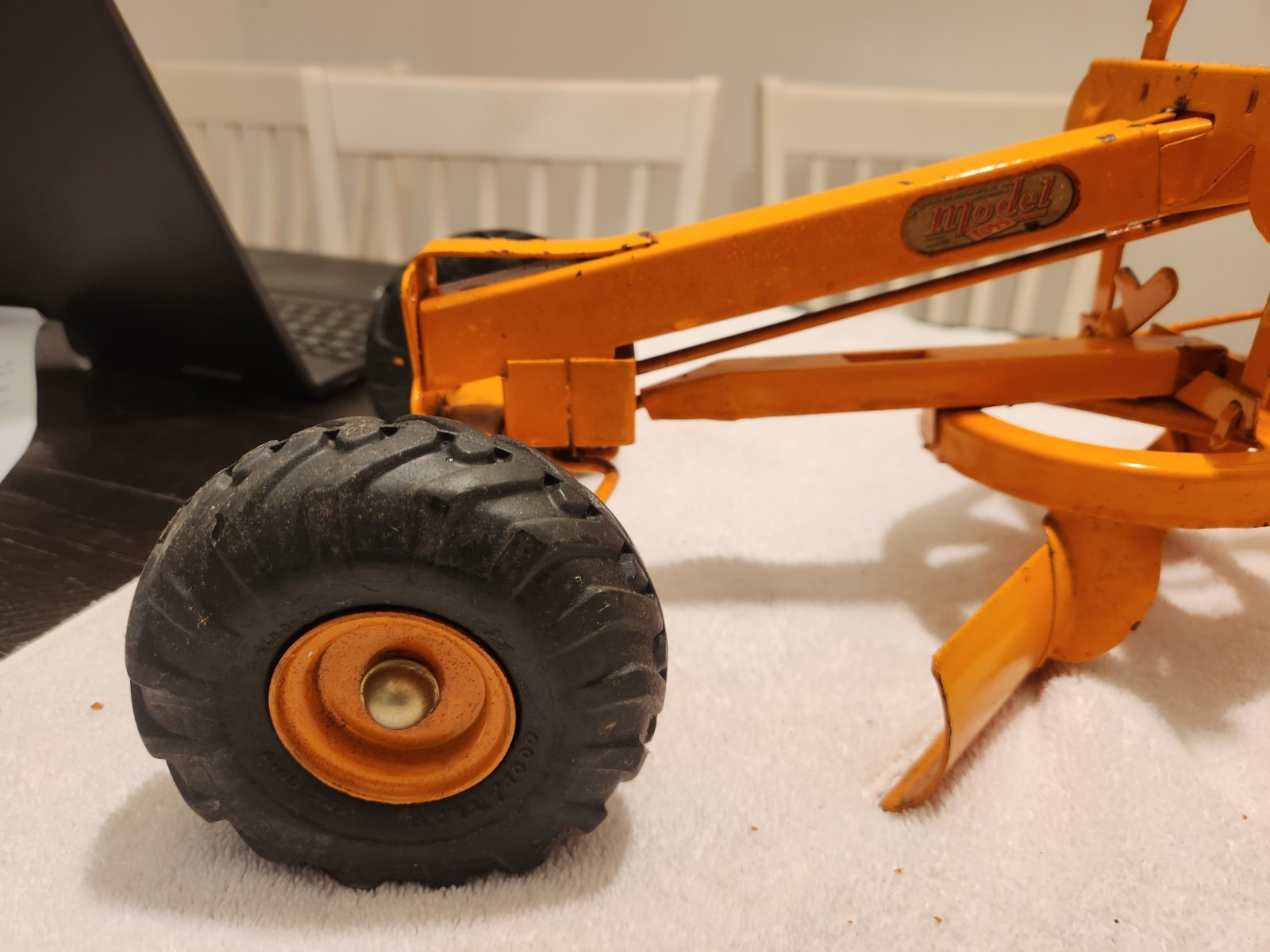Vintage Adams Motor Grader 1950’s Doepke Model Toy USA