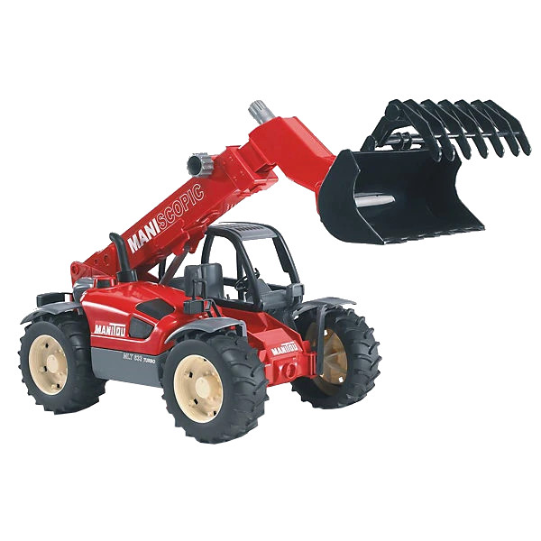 Bruder #02125 Manitou Telescopic Loader MLT 633 -New Telehandler #02125 Tractor