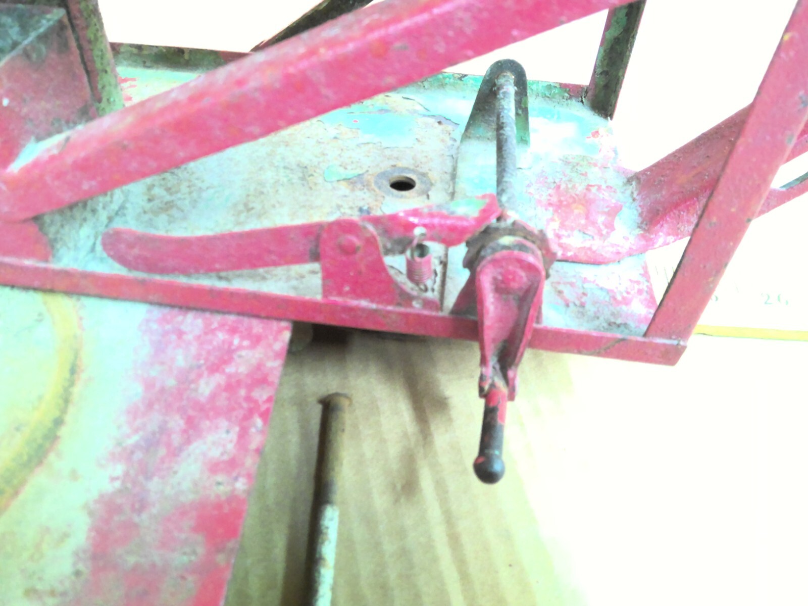 Vintage Red Keystone Ride ‘Em Pressed Steel Steam Shovel Toy 1930s