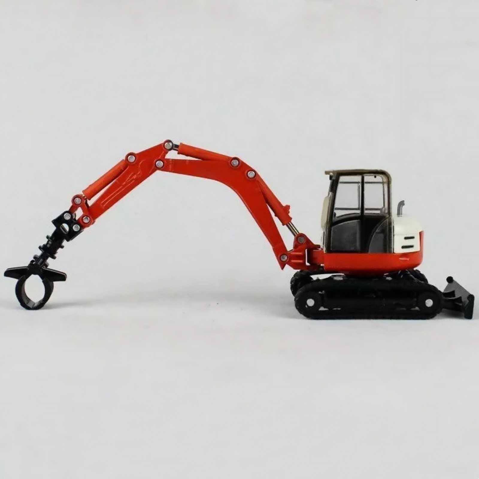17cm Alloy 1/50 Tracked Wood Grabbers Construction Vehicle Model Birthday Gift