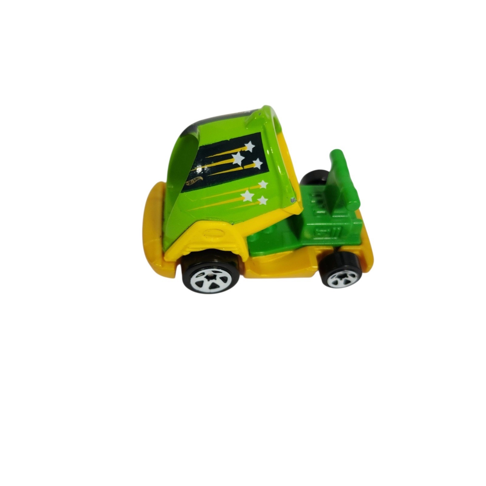 Hot Wheels Garbage Truck Toy Car Green 2016 Mattel BOOM CAR Green and Yellow