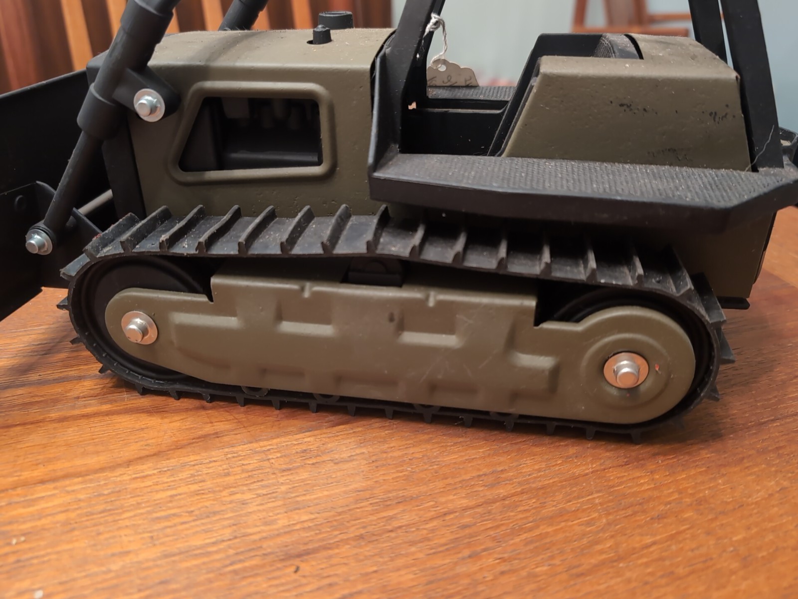 Vintage Tonka G.I. Joe Steel Brigade Military Bulldozer Restored Adjusable Blade