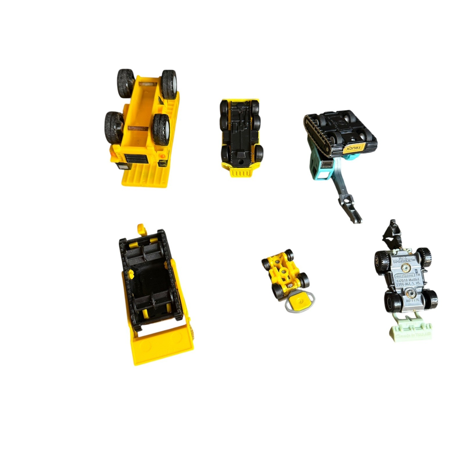 CAT Caterpillar Matchbox Construction Vehicle Toy Lot Dump Truck Excavator 6pc