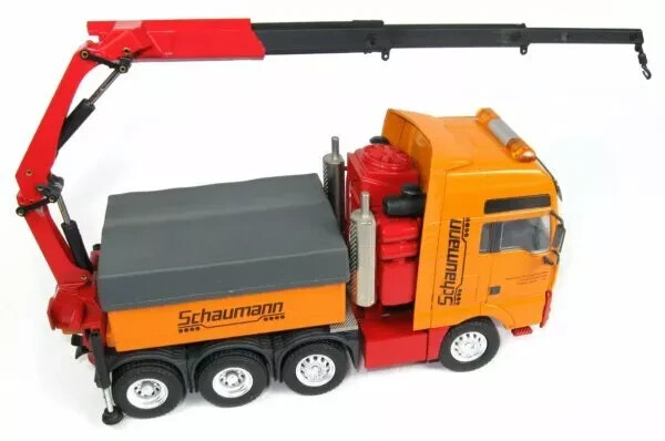 Conrad 66002-02 MAN TG-A XXL Heavy Haul Tractor w/Crane – Schaumann 1/50 Diecast
